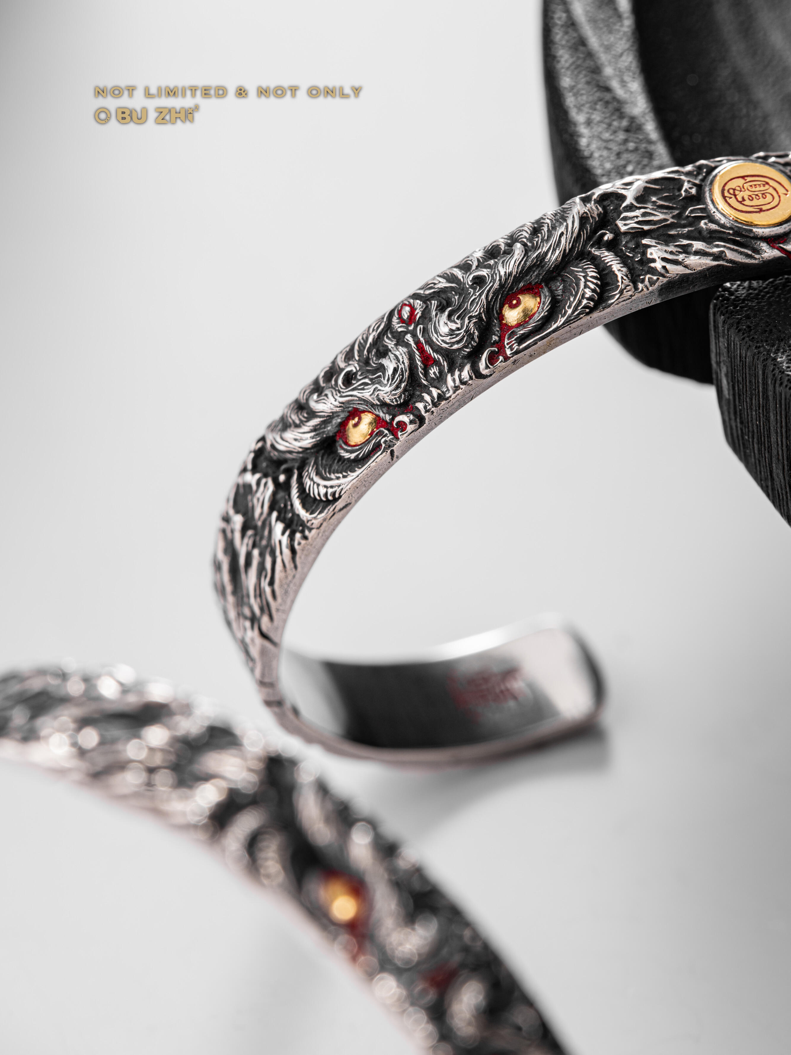 Black Tiger (Buddhist Guardian) Bangle